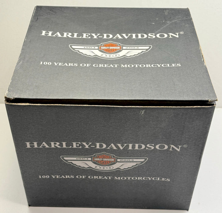 Harley Davidson 100th Anniversary 3/4 Helmet Gloss Black 97107-03 XX-Large   - TvMovieCards.com