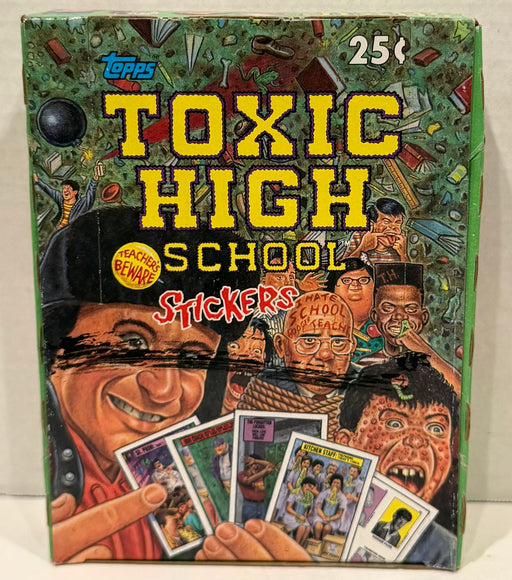 Toxic High School Vintage Sticker Trading Card Box 48 Packs Topps 1991 - TvMovieCards.com