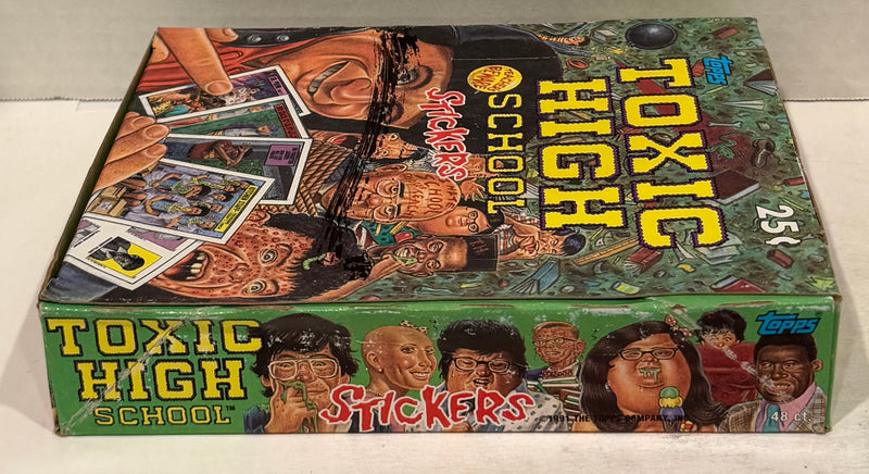 Toxic High School Vintage Sticker Trading Card Box 48 Packs Topps 1991 - TvMovieCards.com
