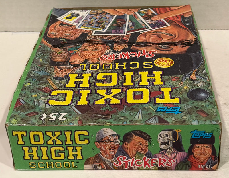 Toxic High School Vintage Sticker Trading Card Box 48 Packs Topps 1991 - TvMovieCards.com
