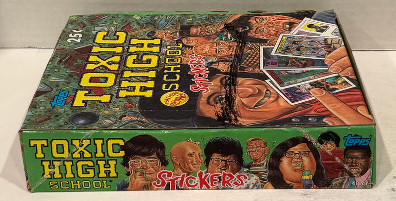 Toxic High School Vintage Sticker Trading Card Box 48 Packs Topps 1991 - TvMovieCards.com