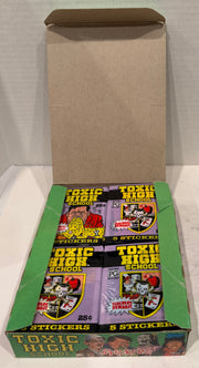 Toxic High School Vintage Sticker Trading Card Box 48 Packs Topps 1991 - TvMovieCards.com