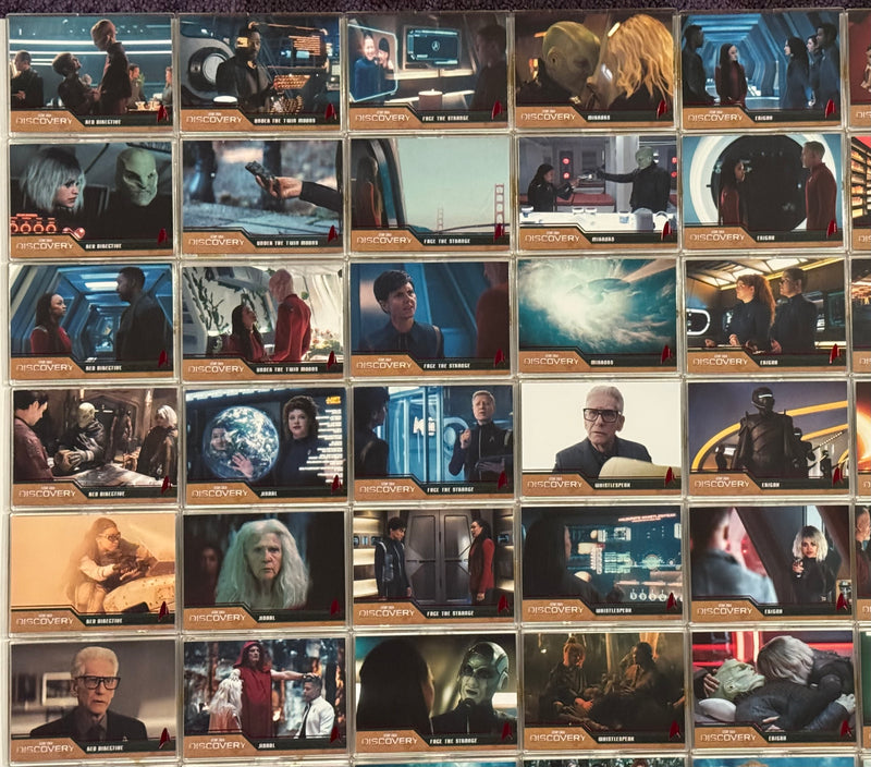 2025 Star Trek Discovery Season 5 Red Parallel Base Trading Card Set 60/60 - TvMovieCards.com
