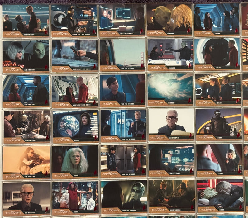 2025 Star Trek Discovery Season 5 Red Parallel Base Trading Card Set 60/60 - TvMovieCards.com