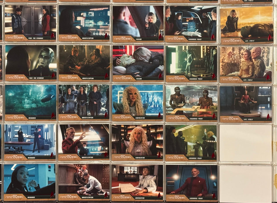 2025 Star Trek Discovery Season 5 Red Parallel Base Trading Card Set 60/60 - TvMovieCards.com