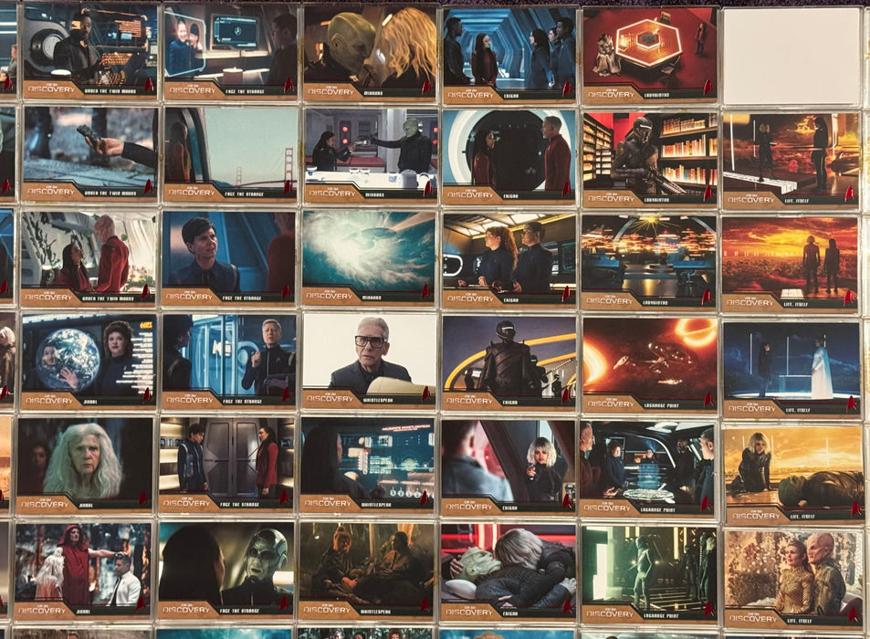 2025 Star Trek Discovery Season 5 Red Parallel Base Trading Card Set 60/60 - TvMovieCards.com