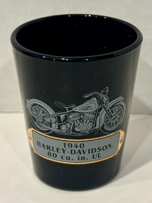 1992 Harley Davidson Fine Pewter Shot Glass 1940 Flathead 80ci UL - TvMovieCards.com