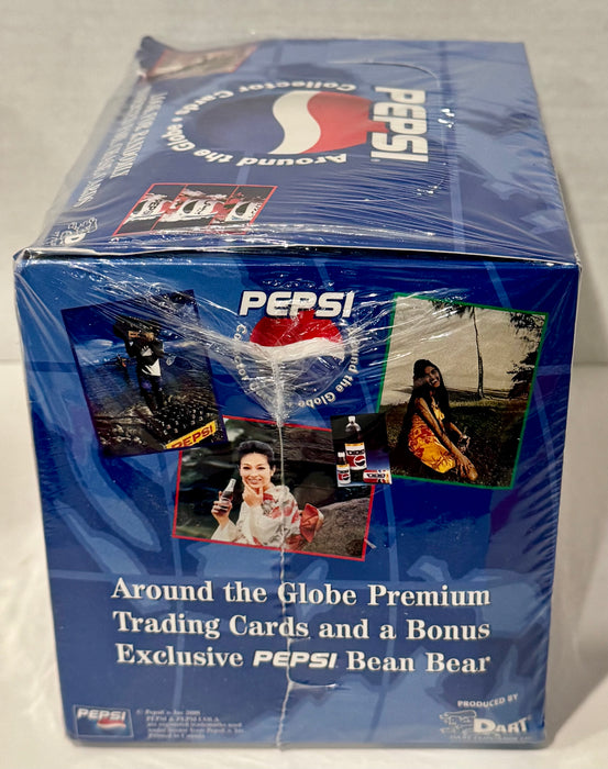 Pepsi Cola Around the Globe Card Box with Toy Bear 36 Packs Dart Flipcards 2000 - TvMovieCards.com