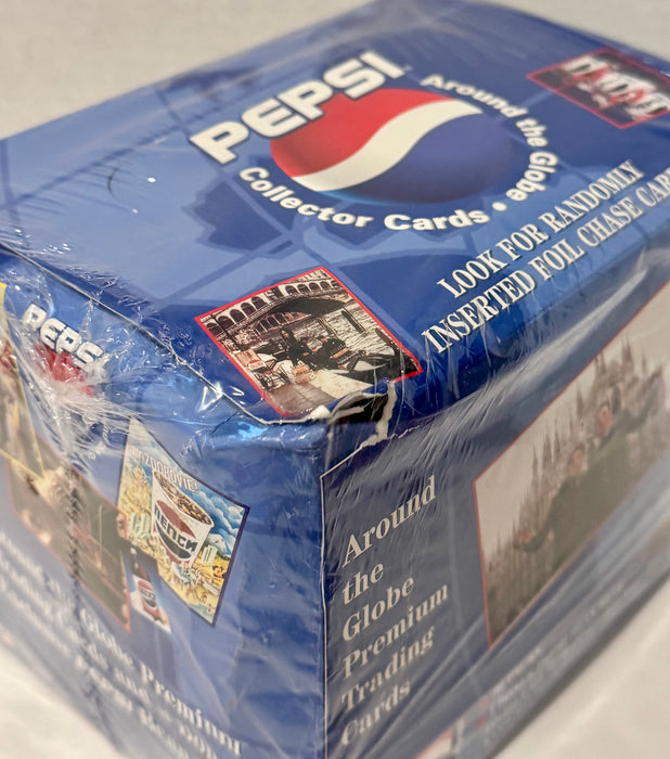 Pepsi Cola Around the Globe Card Box with Toy Bear 36 Packs Dart Flipcards 2000 - TvMovieCards.com