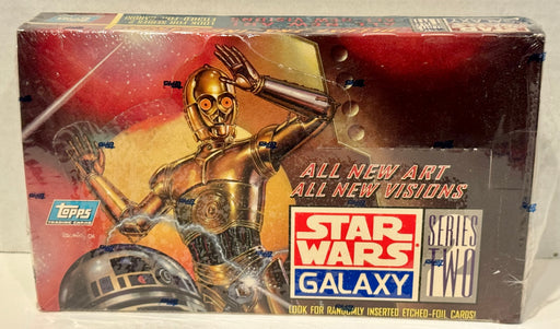 Star Wars Galaxy Series 2 Trading Card Box 36 Packs Topps 1994 Lucas Films - TvMovieCards.com