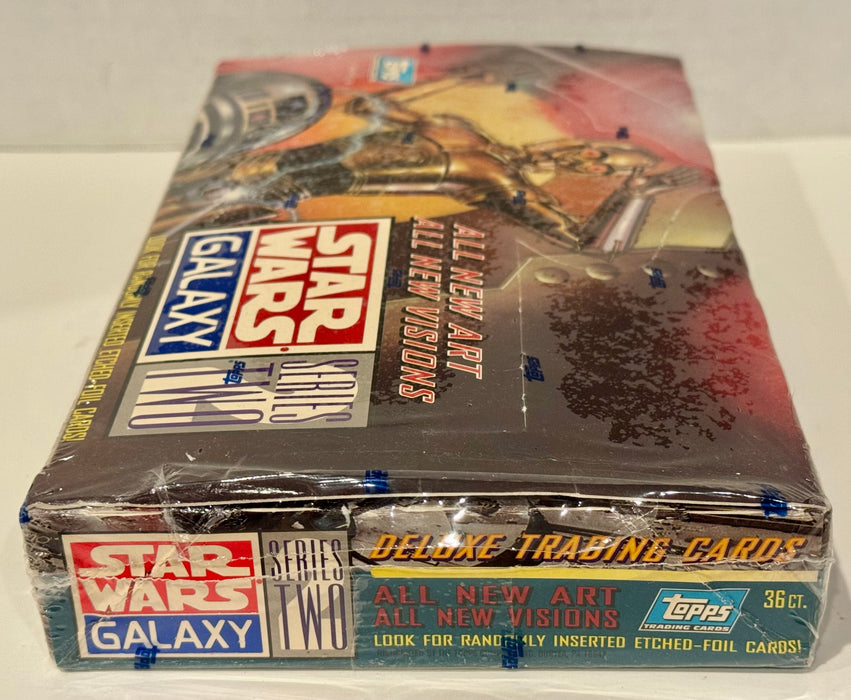 Star Wars Galaxy Series 2 Trading Card Box 36 Packs Topps 1994 Lucas Films - TvMovieCards.com