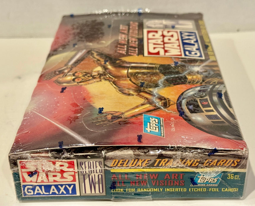 Star Wars Galaxy Series 2 Trading Card Box 36 Packs Topps 1994 Lucas Films - TvMovieCards.com