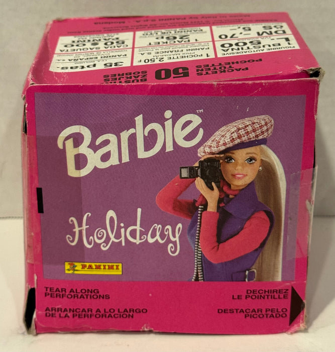 Barbie Holiday Album Sticker Trading Card Box of 50 Packs Panini 1999 Mattel - TvMovieCards.com
