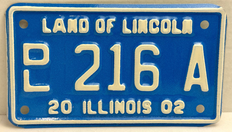 2002 Illinois Motorcycle Dealer Dealership License Plate DL 216A Harley Davidson   - TvMovieCards.com