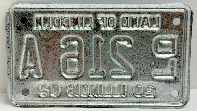 2002 Illinois Motorcycle Dealer Dealership License Plate DL 216A Harley Davidson   - TvMovieCards.com