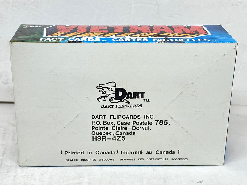 Vietnam Fact Cards Series 1 Trading Card Box 48 Packs Dart Flipcards 1988   - TvMovieCards.com
