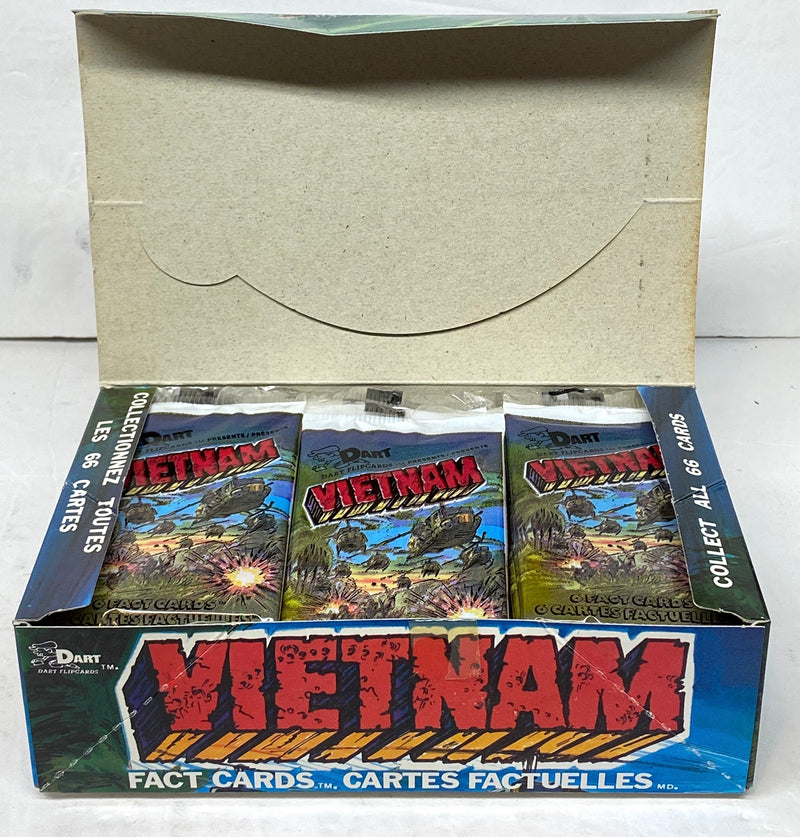 Vietnam Fact Cards Series 1 Trading Card Box 48 Packs Dart Flipcards 1988   - TvMovieCards.com