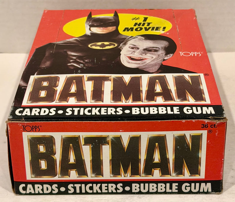 Batman Movie Series 1 Vintage Trading Wax Trading Card Box 36 Packs Topps 1989 - TvMovieCards.com