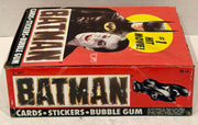 Batman Movie Series 1 Vintage Trading Wax Trading Card Box 36 Packs Topps 1989 - TvMovieCards.com