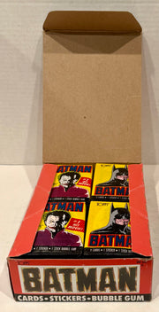 Batman Movie Series 1 Vintage Trading Wax Trading Card Box 36 Packs Topps 1989 - TvMovieCards.com