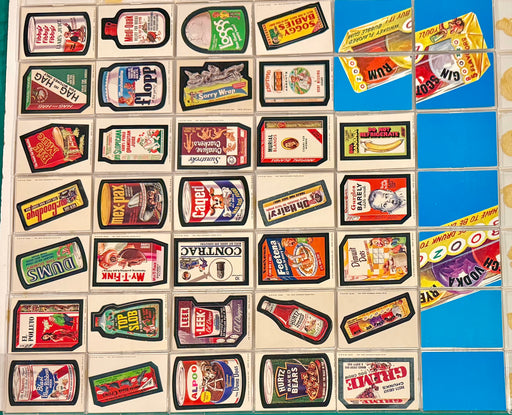 1974 Wacky Packages Stickers Series 7 Tan Back Card Set 33/33 & Puzzle Topps - TvMovieCards.com