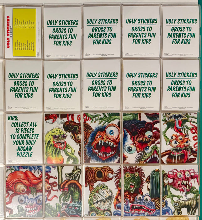 2020 Ugly Stickers On Demand Trading Card Set of 20 Cards Topps - TvMovieCards.com