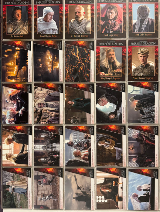 2024 House of the Dragon Season 1 Complete Base Card Set of 50 Cards - TvMovieCards.com