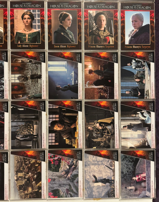2024 House of the Dragon Season 1 Complete Base Card Set of 50 Cards - TvMovieCards.com