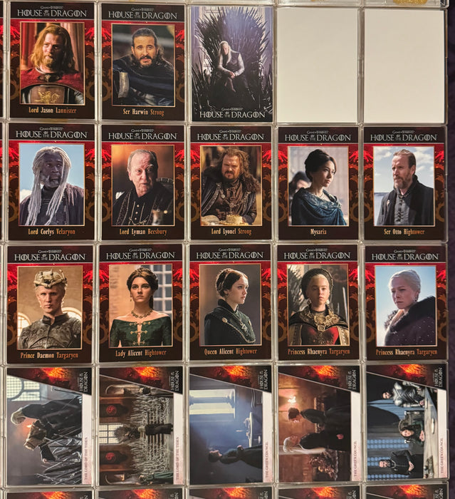 2024 House of the Dragon Season 1 Complete Base Card Set of 50 Cards - TvMovieCards.com