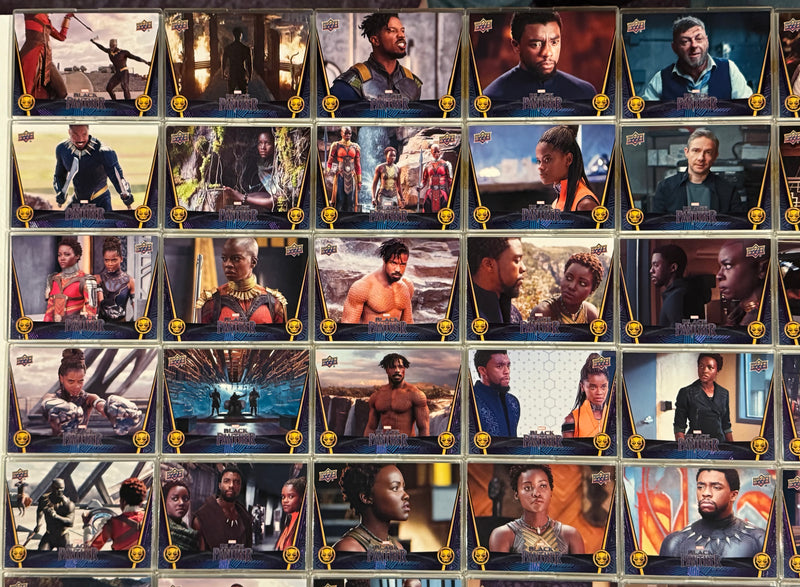 2018 Black Panther The Movie Complete Base Trading Card Set of 90 Cards Upper De - TvMovieCards.com