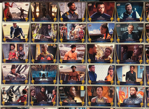 2018 Black Panther The Movie Complete Base Trading Card Set of 90 Cards Upper De - TvMovieCards.com