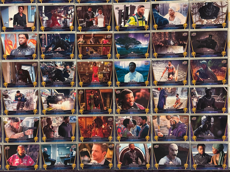 2018 Black Panther The Movie Complete Base Trading Card Set of 90 Cards Upper De - TvMovieCards.com