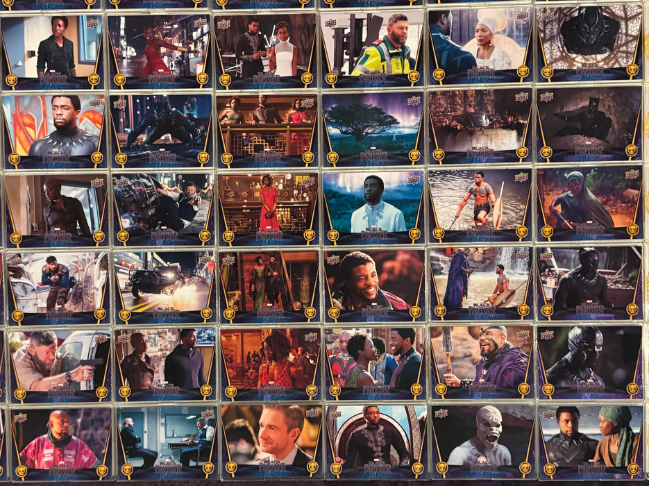 2018 Black Panther The Movie Complete Base Trading Card Set of 90 Cards Upper Deck - TvMovieCards.com