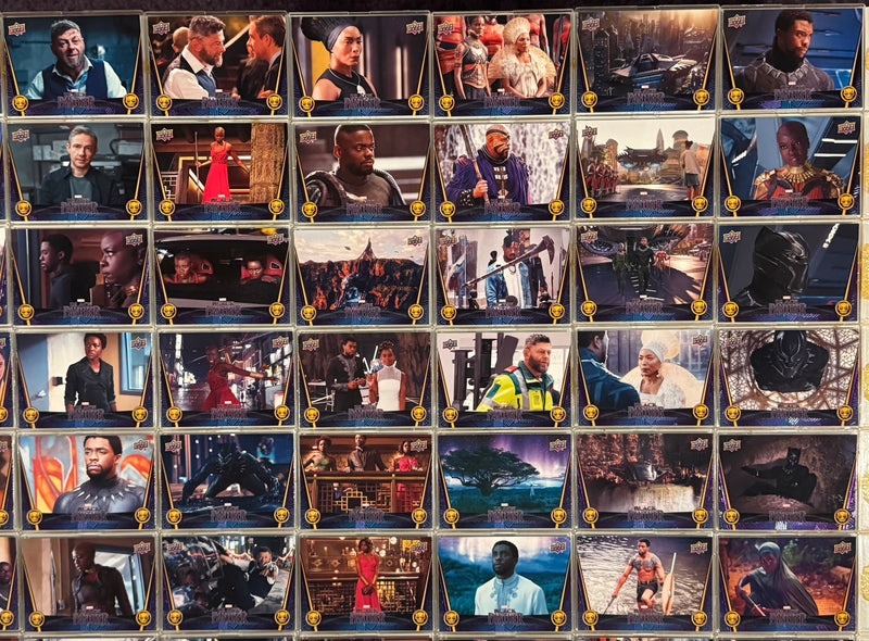 2018 Black Panther The Movie Complete Base Trading Card Set of 90 Cards Upper De - TvMovieCards.com