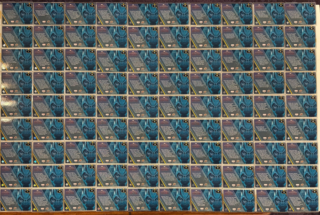 2018 Black Panther The Movie Complete Base Trading Card Set of 90 Cards Upper Deck - TvMovieCards.com