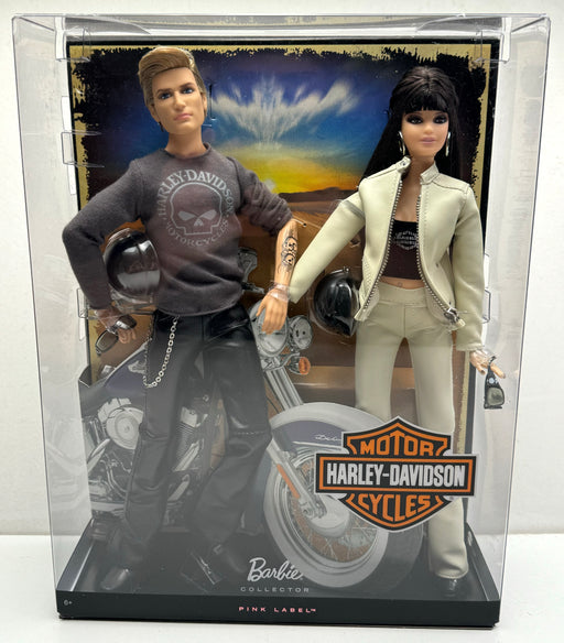 Harley-Davidson Motorcycles BARBIE & KEN Dolls Pink Label GIFT SET Mattel R9911   - TvMovieCards.com