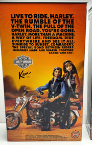Harley Davidson BARBIE & KEN Doll Collectors Edition MOTORCYCLE Gift Set NEW   - TvMovieCards.com
