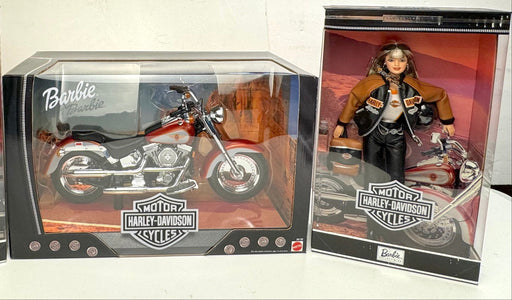 Harley Davidson BARBIE & KEN Doll Collectors Edition MOTORCYCLE Gift Set NEW   - TvMovieCards.com