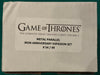 Game Of Thrones Metal Iron Anniversary Parallel Expansion Card Set Volume 2 #54/99 - TvMovieCards.com
