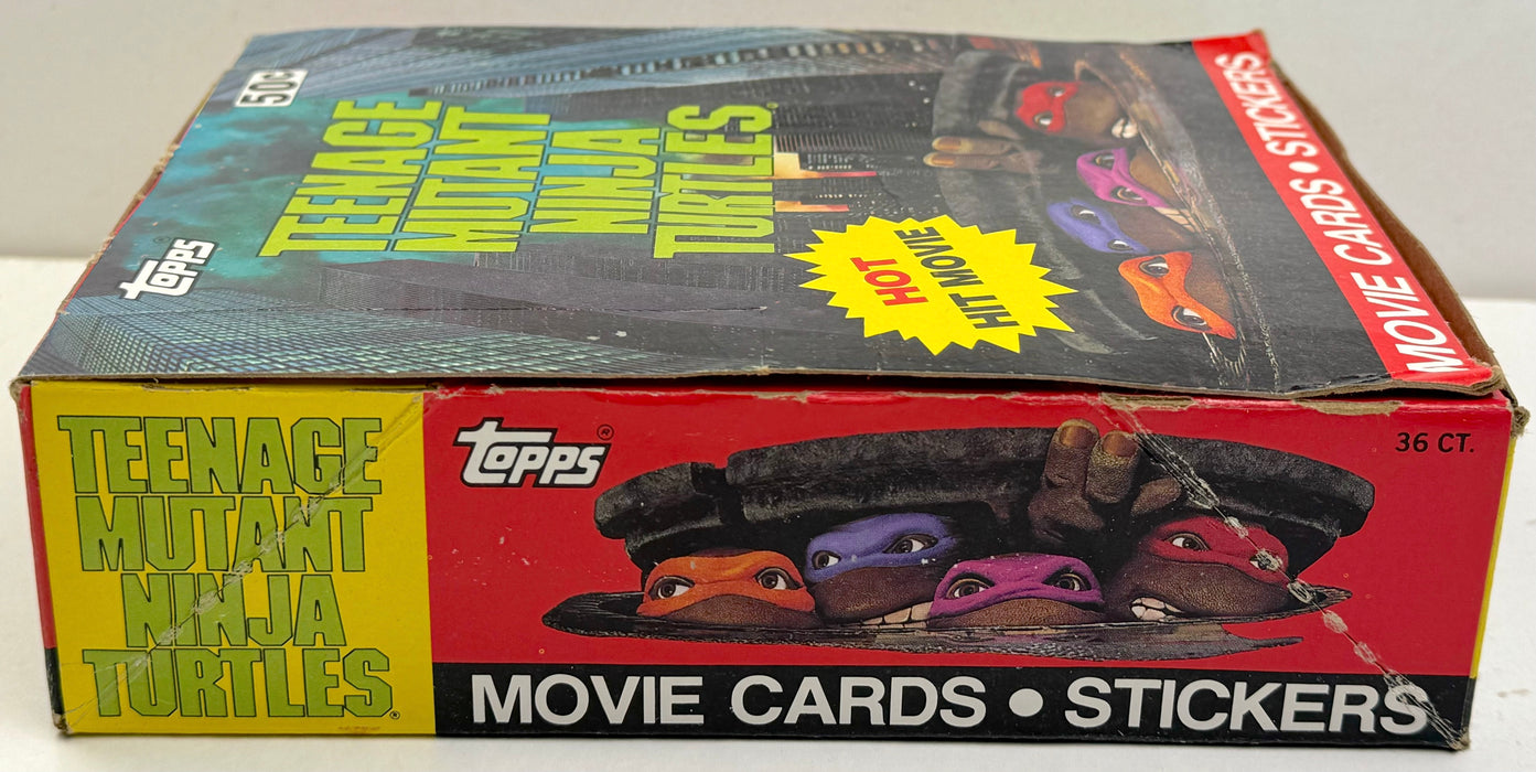 1990 Teenage Mutant Ninja Turtles Movie Series 1 Vintage Card Box 36 Packs Topps   - TvMovieCards.com