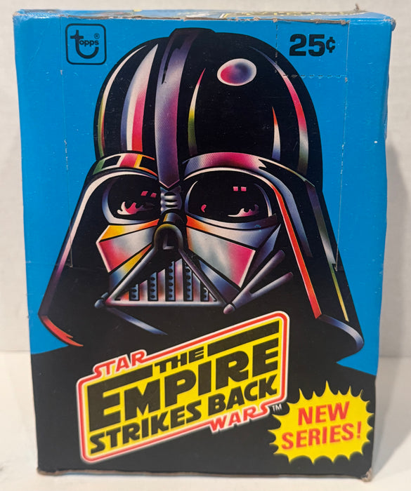 1980 Star Wars Empire Strikes Back Series 2 Full Vintage Trading Card Box 36ct - TvMovieCards.com