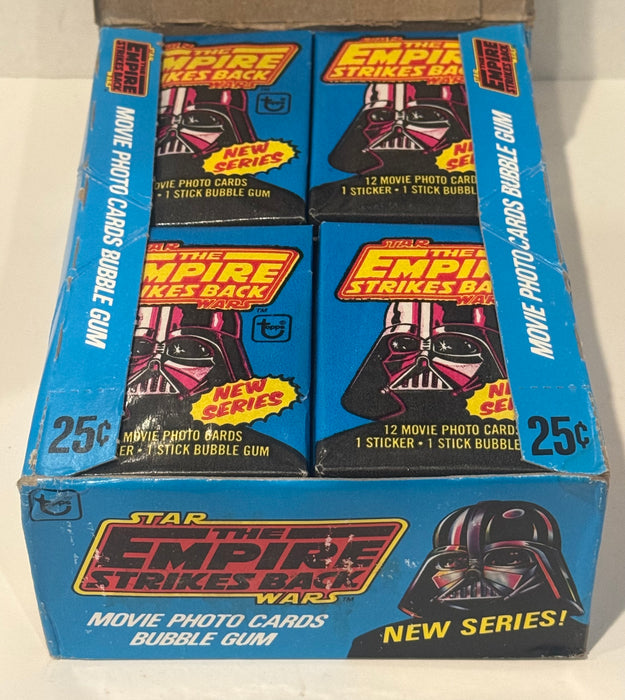1980 Star Wars Empire Strikes Back Series 2 Full Vintage Trading Card Box 36ct - TvMovieCards.com