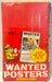 1980 Wanted Posters Full Vintage Trading Card Wax Box 36ct - TvMovieCards.com