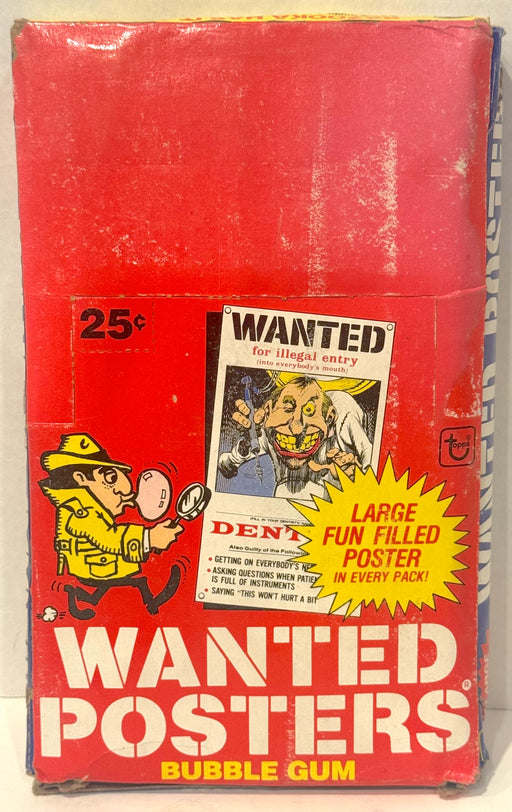 1980 Wanted Posters Full Vintage Trading Card Wax Box 36ct - TvMovieCards.com
