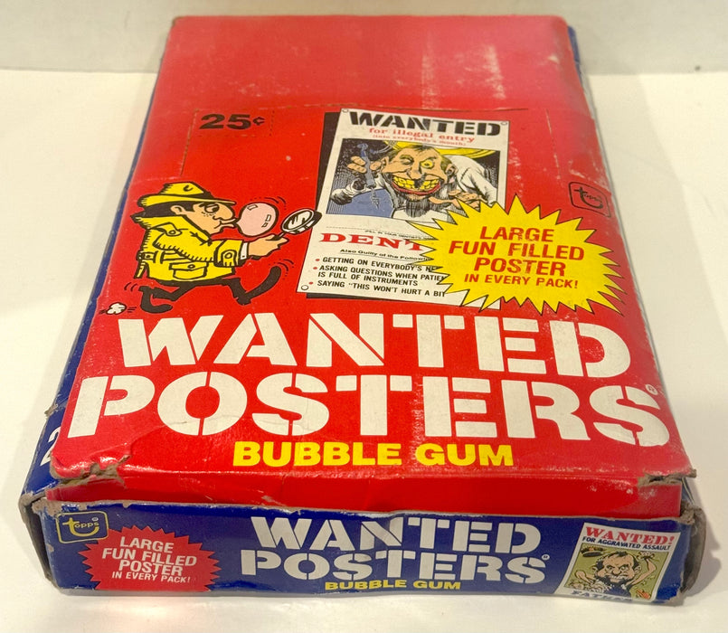 1980 Wanted Posters Full Vintage Trading Card Wax Box 36ct - TvMovieCards.com