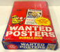 1980 Wanted Posters Full Vintage Trading Card Wax Box 36ct - TvMovieCards.com