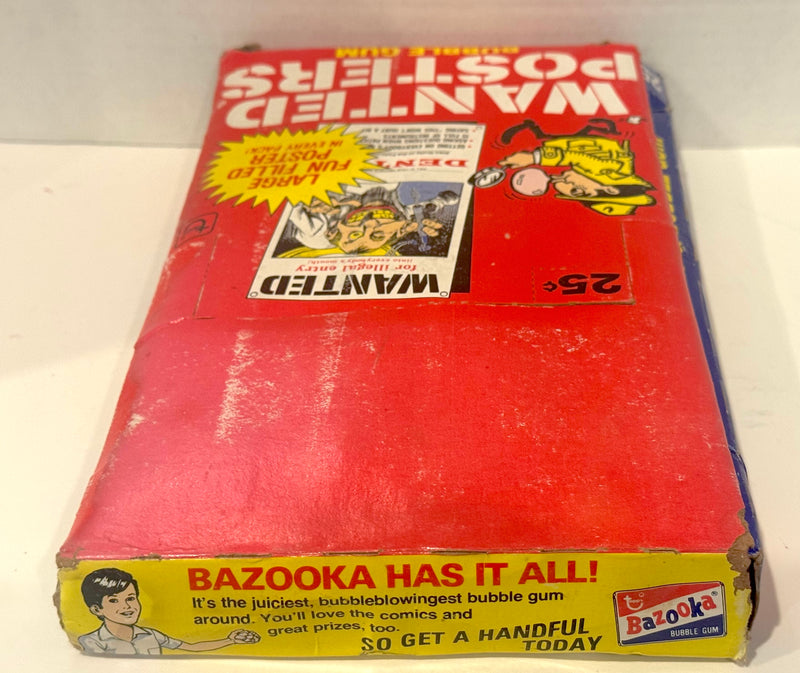1980 Wanted Posters Full Vintage Trading Card Wax Box 36ct - TvMovieCards.com