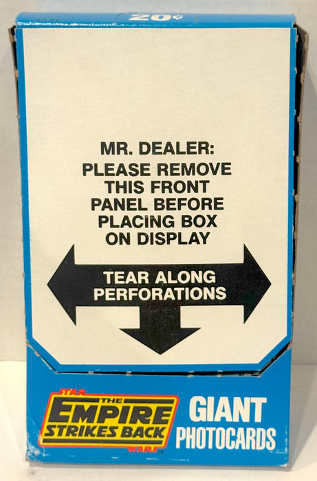 1980 Star Wars Empire Strikes Back Giant Photo Cards Full Box 36 Packs Topps - TvMovieCards.com