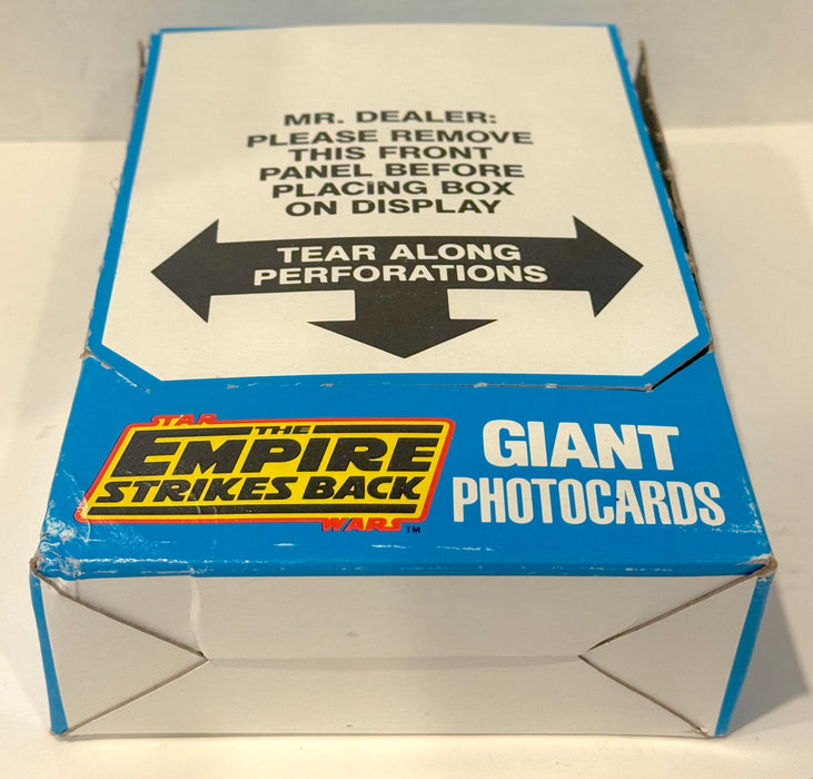 1980 Star Wars Empire Strikes Back Giant Photo Cards Full Box 36 Packs Topps - TvMovieCards.com