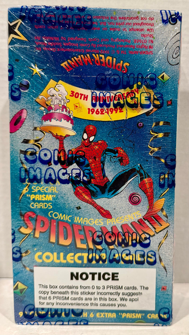 Spider-Man II 30th Anniversary Card Box 48 Packs Comic Images 1992 - TvMovieCards.com